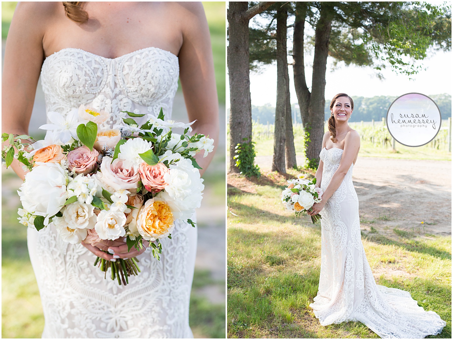 Rustic bouquet from Wild Stems at Laurita Winery