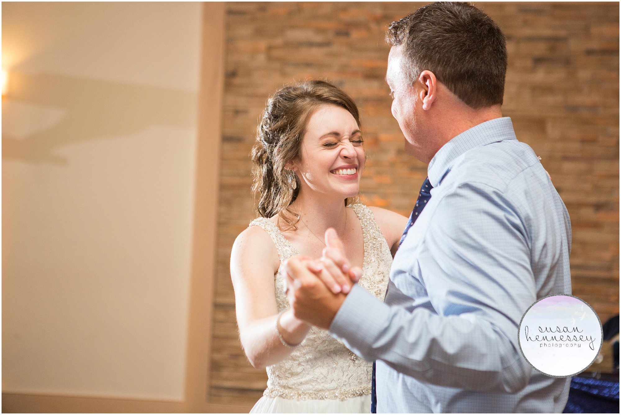 bride dances with father 