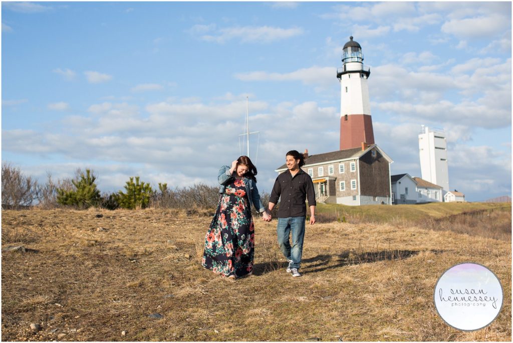 New Jersey Engagement Photographer - lighthouse engagement session