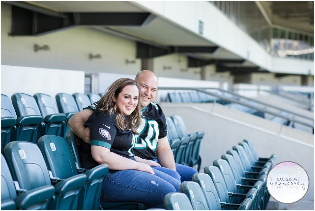 New Jersey Engagement Photographer - Lincoln Financial Field Engagement Session