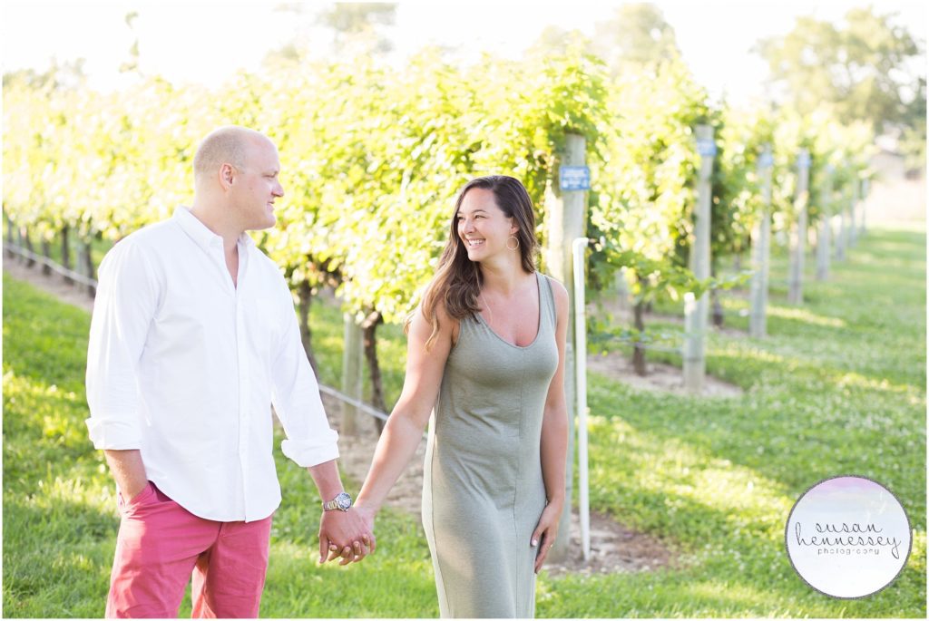 New Jersey Engagement Photographer - Jessie Creek Winery Engagement Session