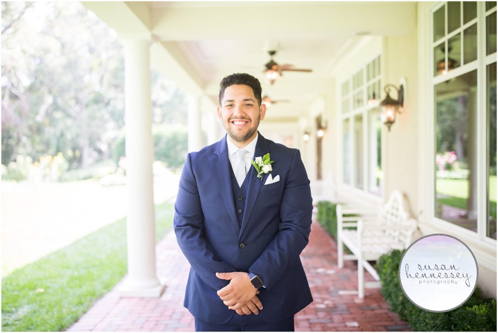 Groom excited for first look! Photography by Susan Hennessey Photography