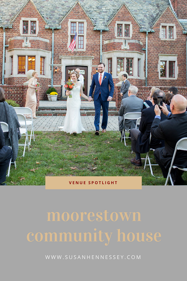 The Moorestown Community House in Moorestown, New Jersey is a charming and historic wedding venue. This venue uniquely combines the charm of a 1920’s English Manor while also showcasing its historic architecture, these two combinations creates a romantic backdrop for your special day! 