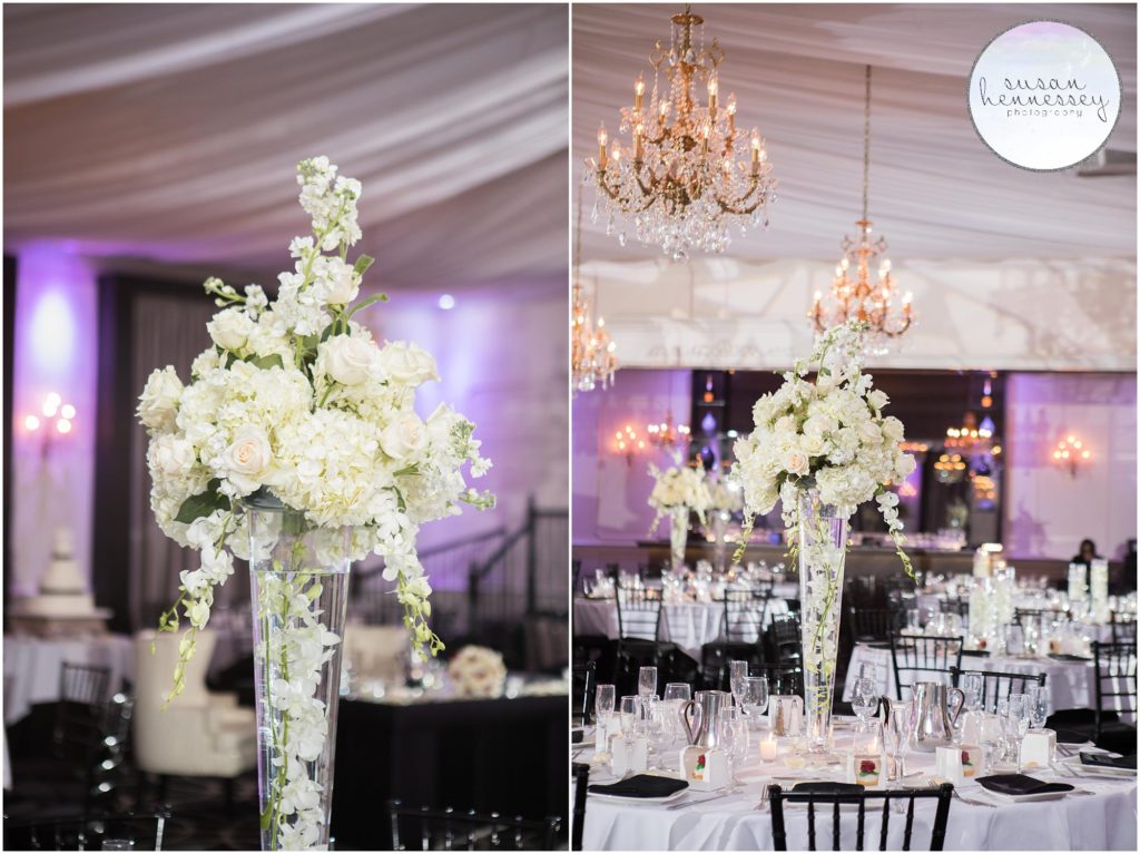 Centerpieces at The Gramercy at Lakeside Manor Wedding