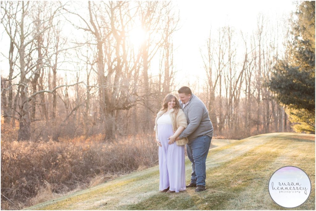 Winter maternity session