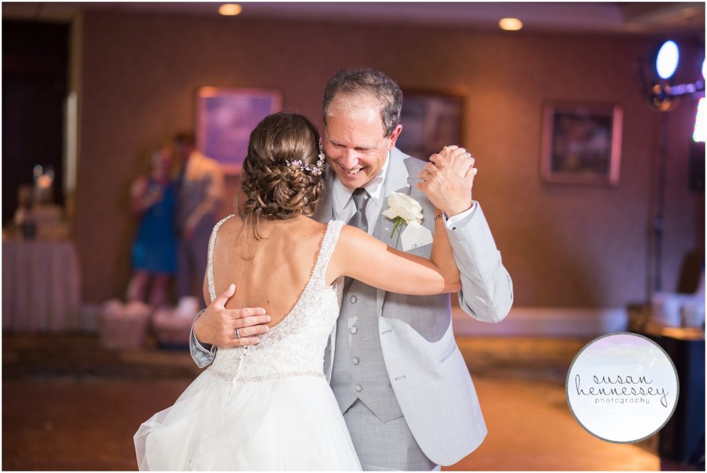 Bride and father dance at The Grand Hotel Cape May wedding