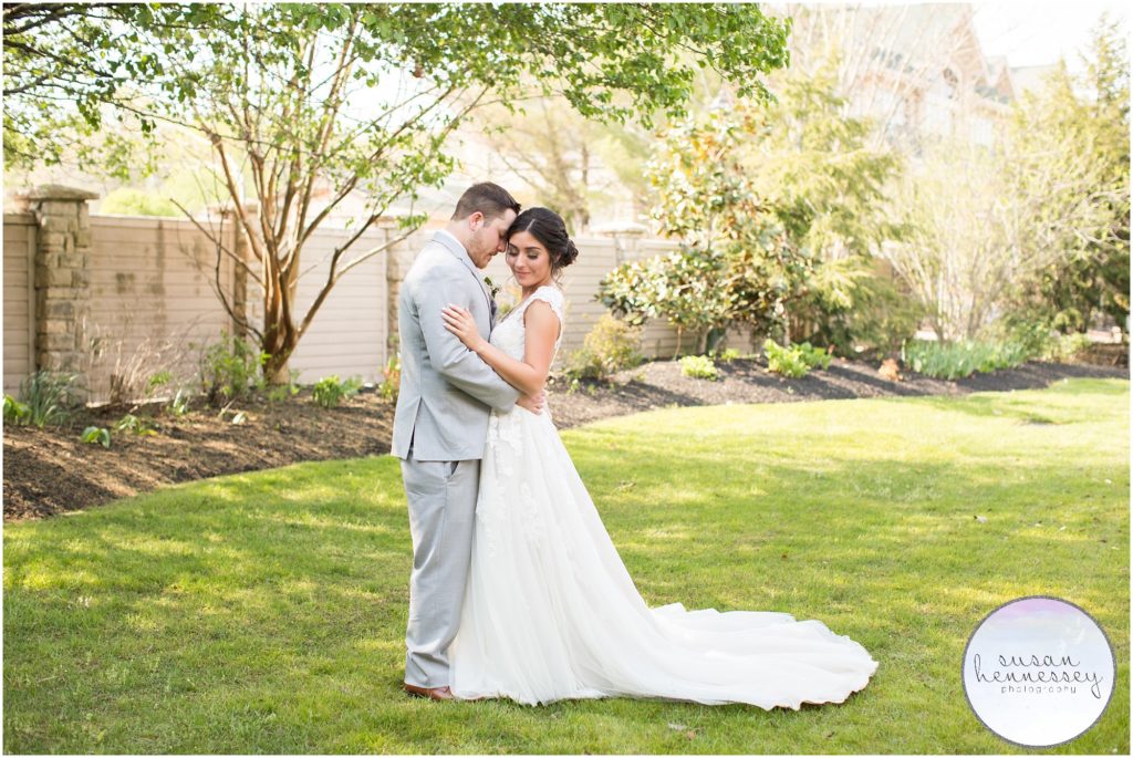 Romantic wedding portraits in South Jersey