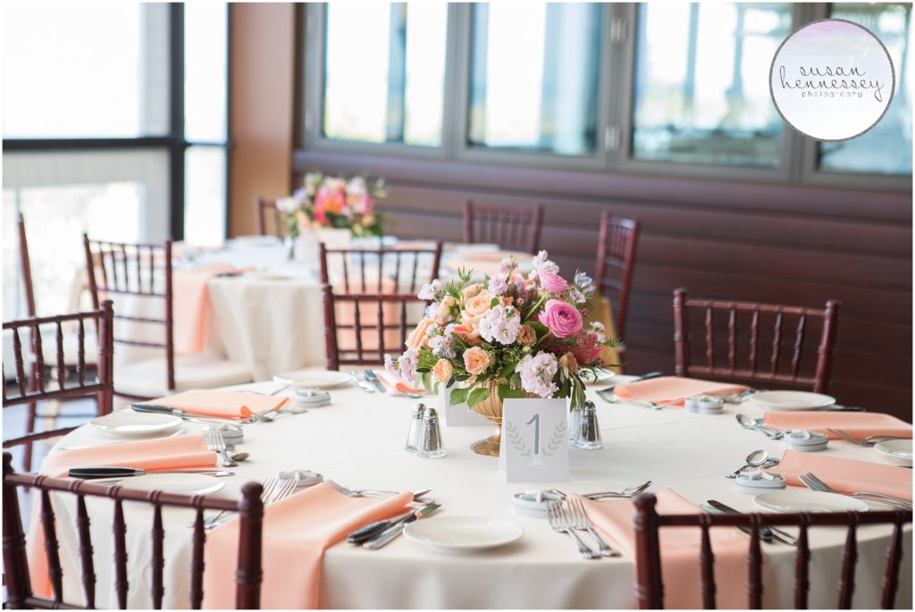 Reception details at Windrift Hotel Avalon NJ wedding