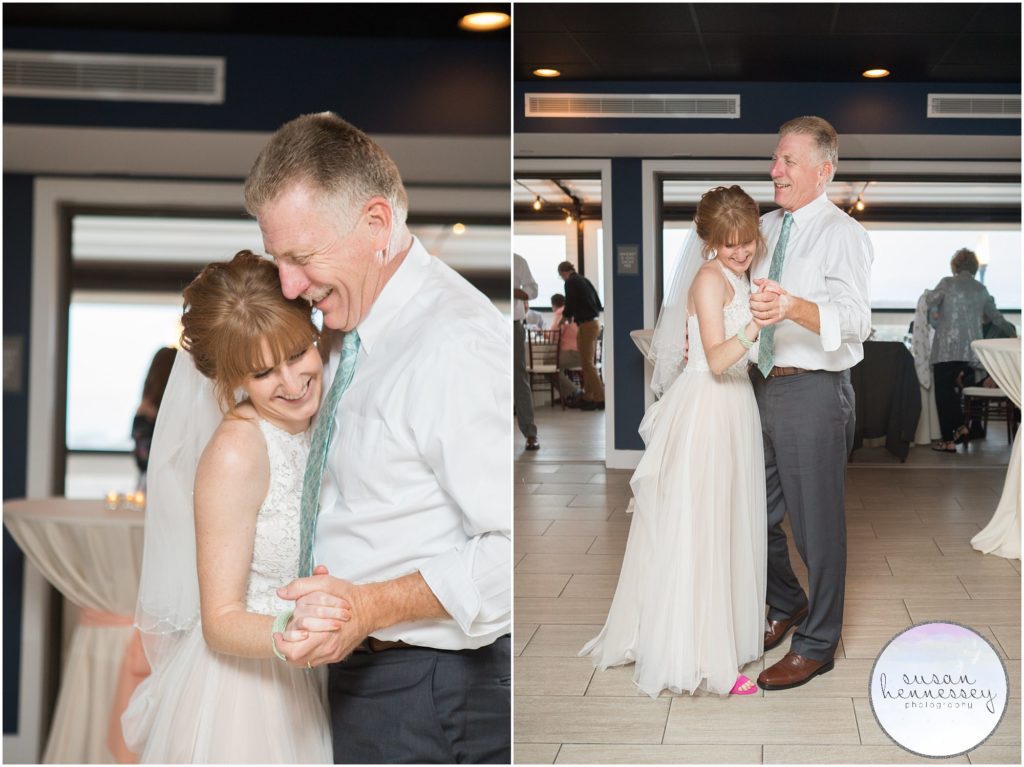 Bride dances with her father on her wedding day