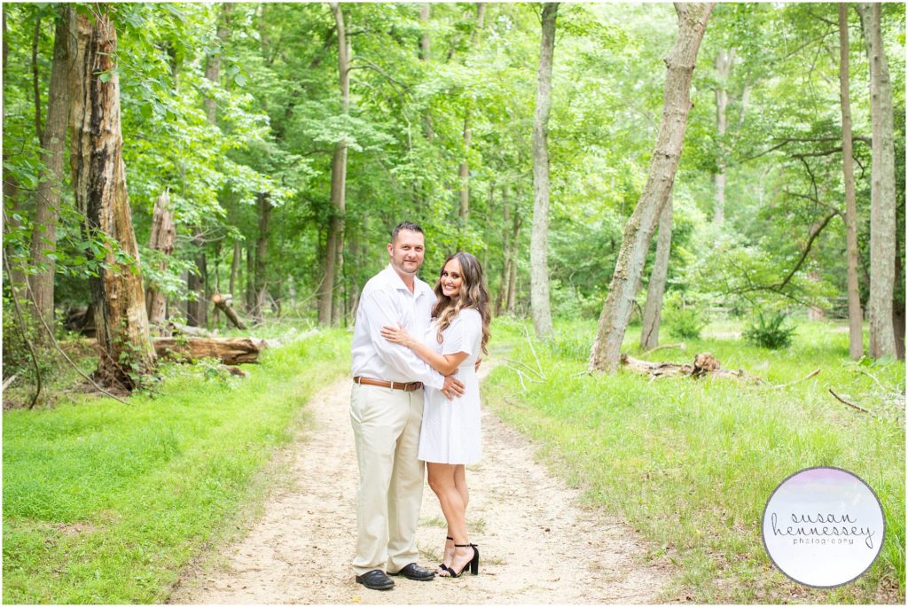 Allaire State Park is the perfect location for a rustic and woodsy Engagement Session