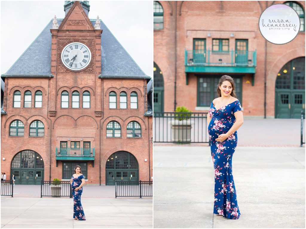 Jersey City maternity session at Liberty State Park