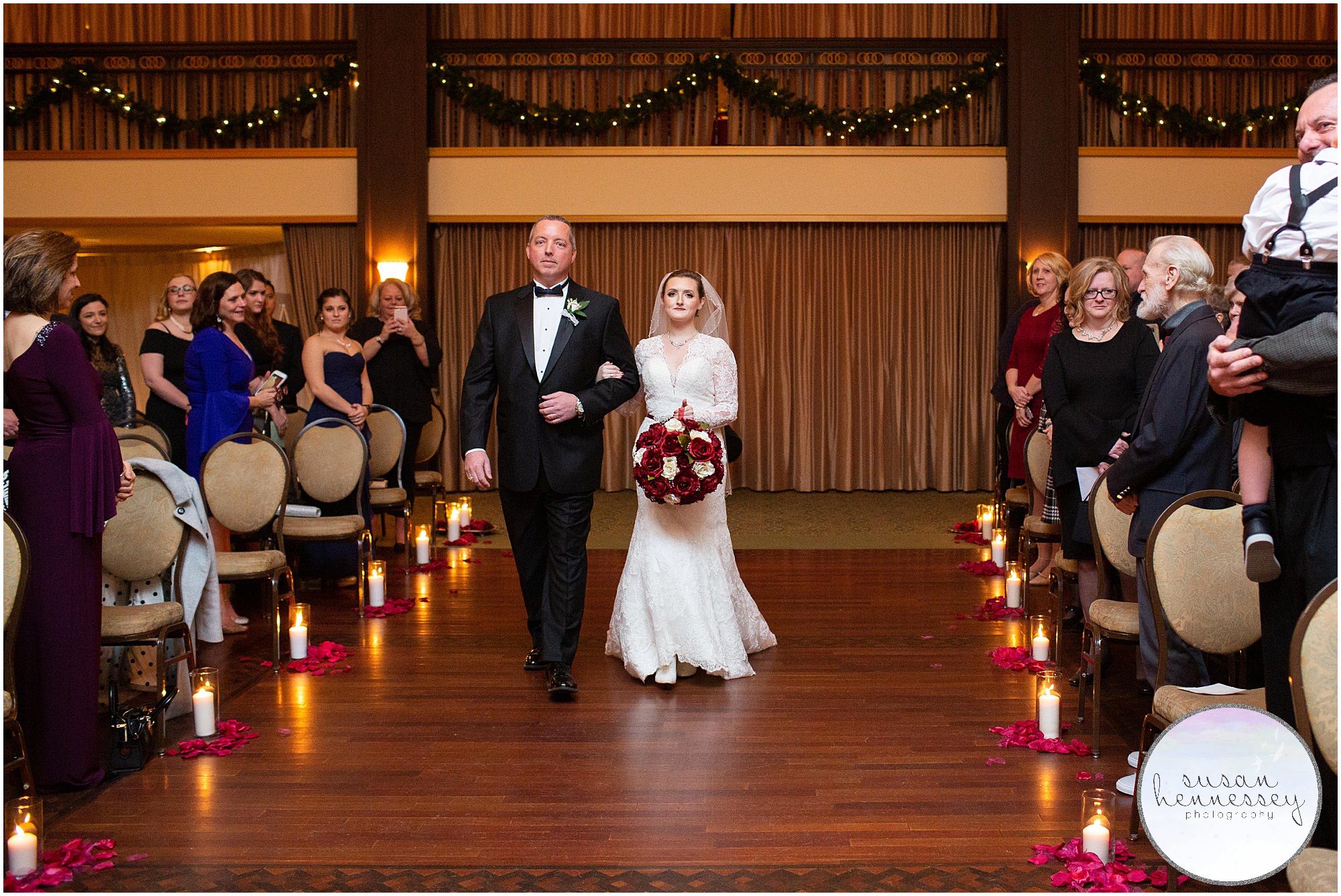 Indoor ceremony at Collingswood Grand Ballroom 