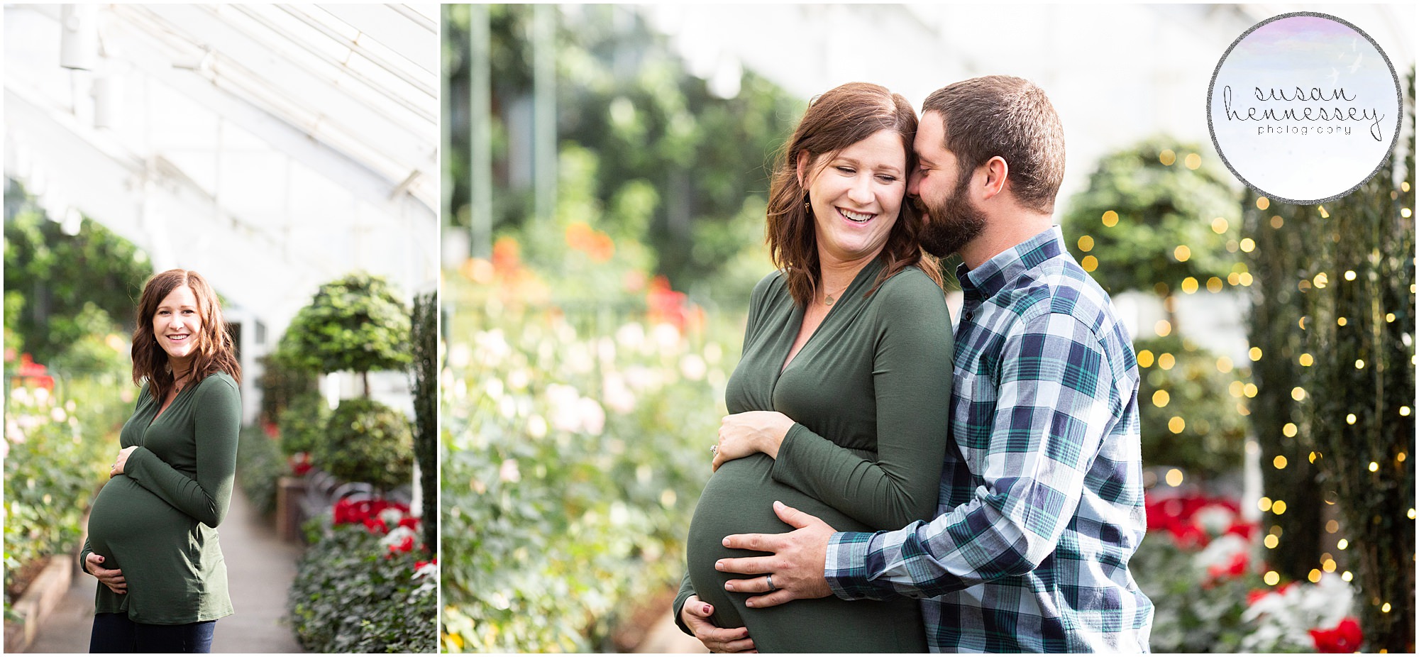 South Jersey Maternity Photographer at Longwood Gardens