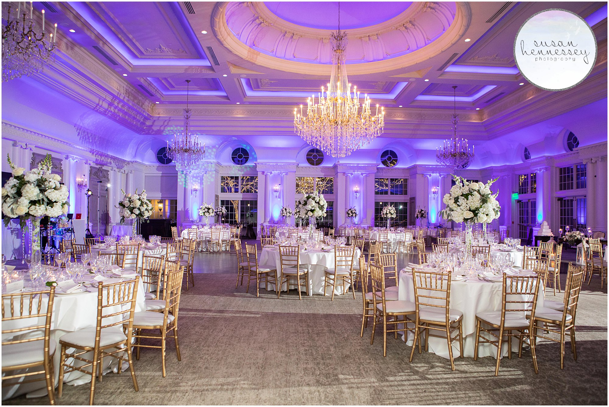 Ballroom details at the beautiful and elegant Park Chateau.
