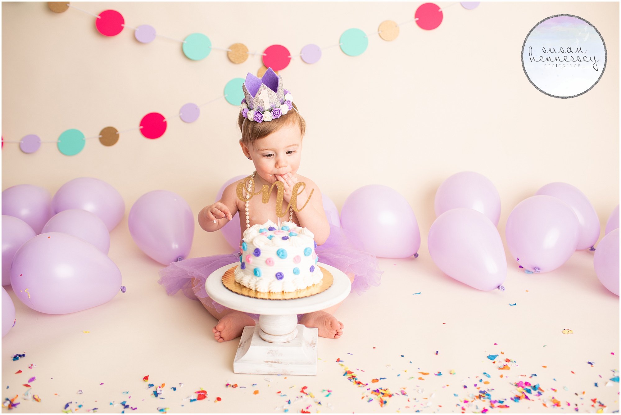 South Jersey Cake Smash Photography | Madilyn's 1st Birthday