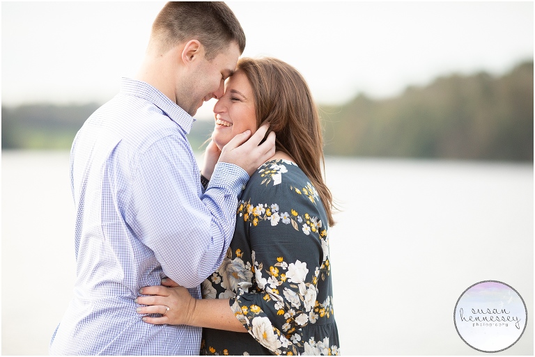 Fall engagement session at Marsh Creek State Park 