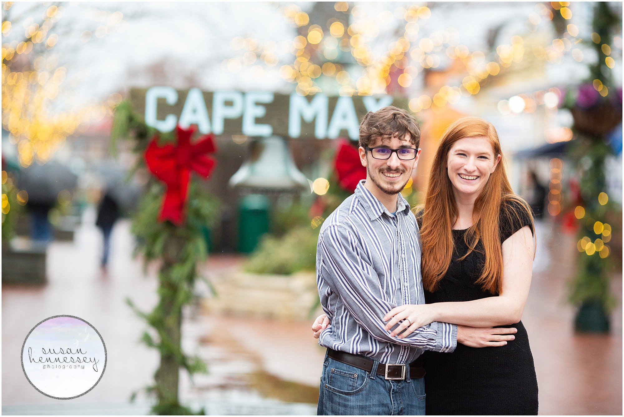 Cape May winter engagement