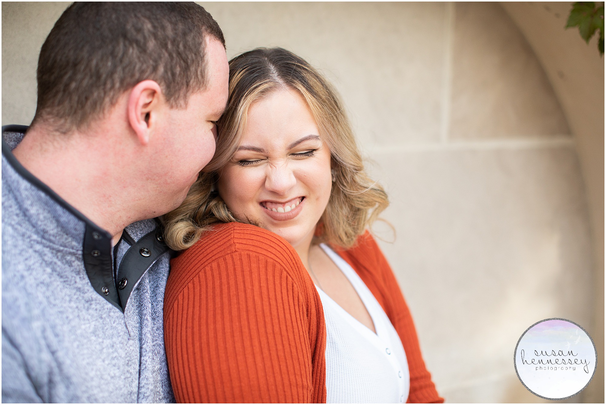 A couple at their Longwood Gardens Engagement Session