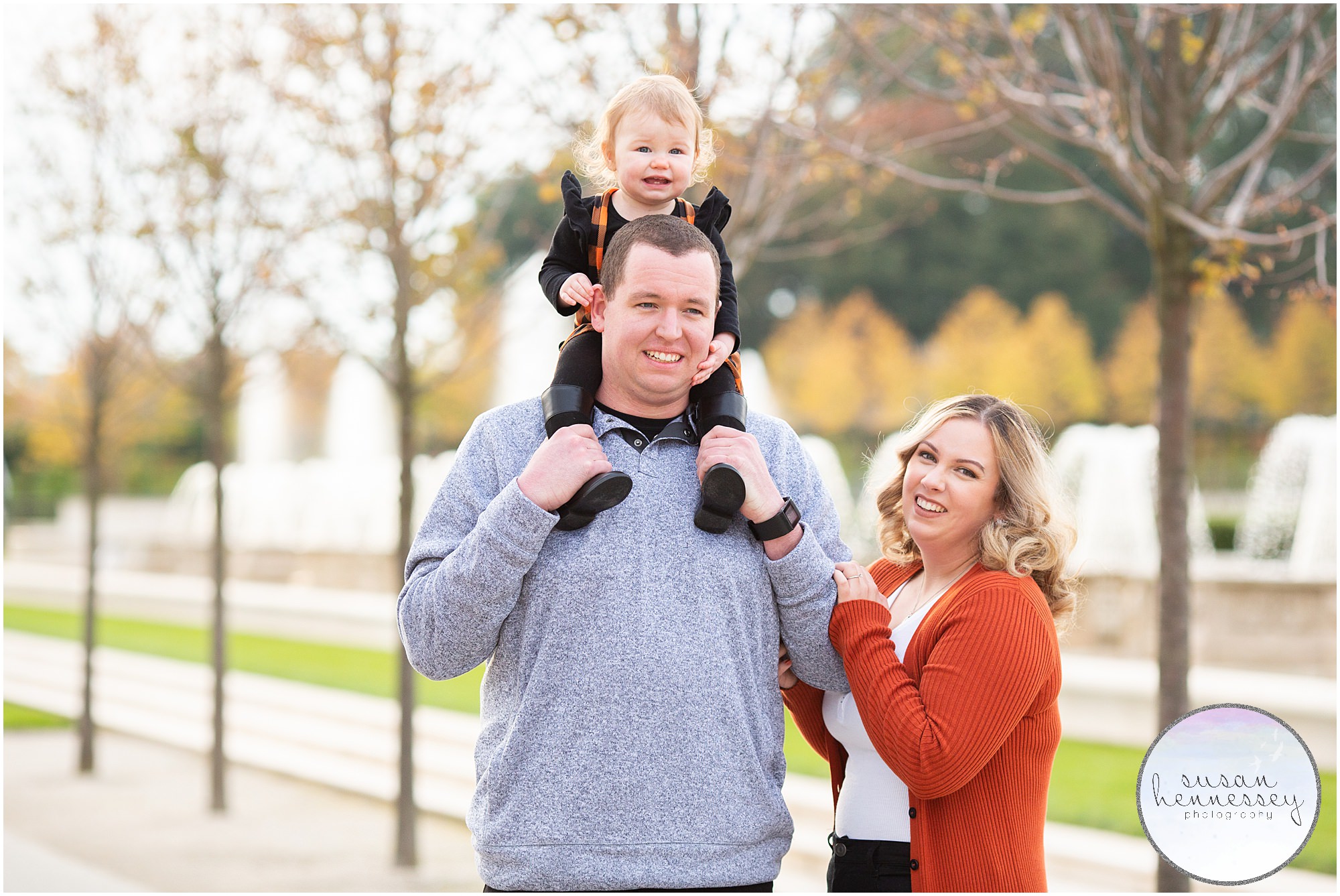 Family session at Longwood Gardens