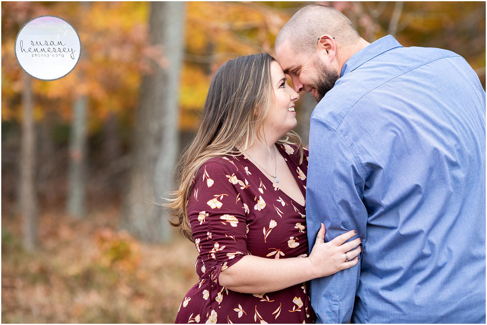 Fall engagement session in South Jersey