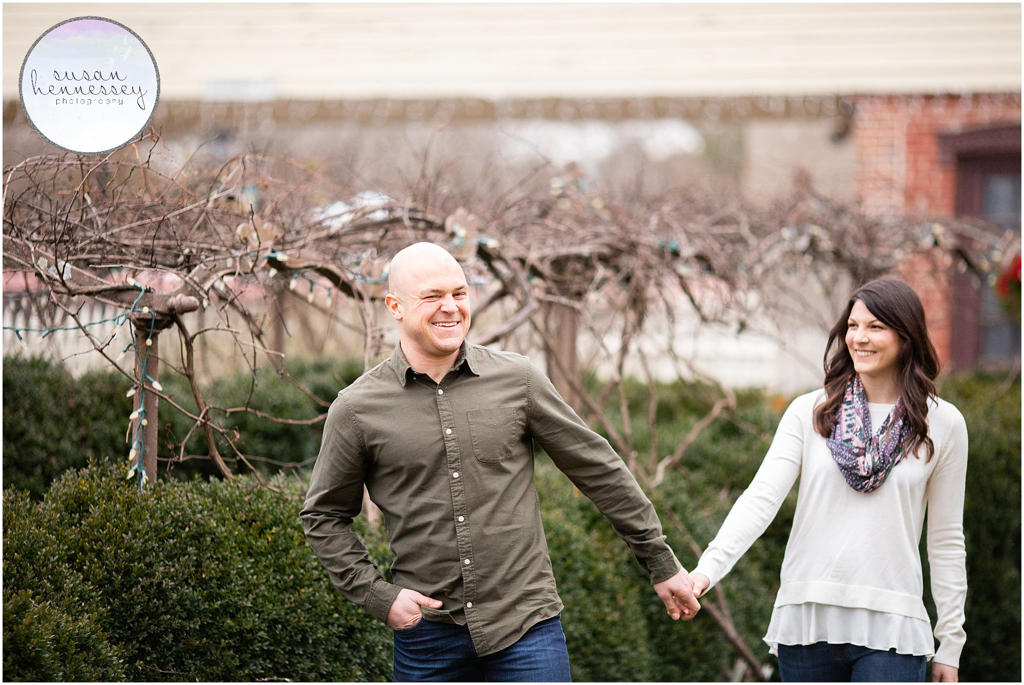 A winter engagement session in South Jersey