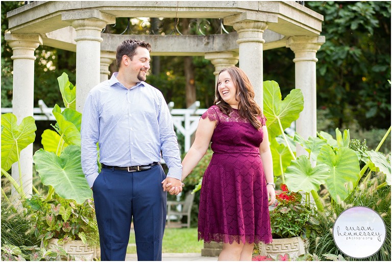 Chelsea and Scott's Sayen Gardens Engagement Session