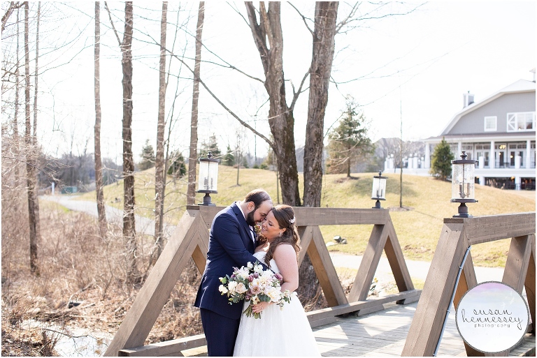 Spring wedding at Bear Brook Valley