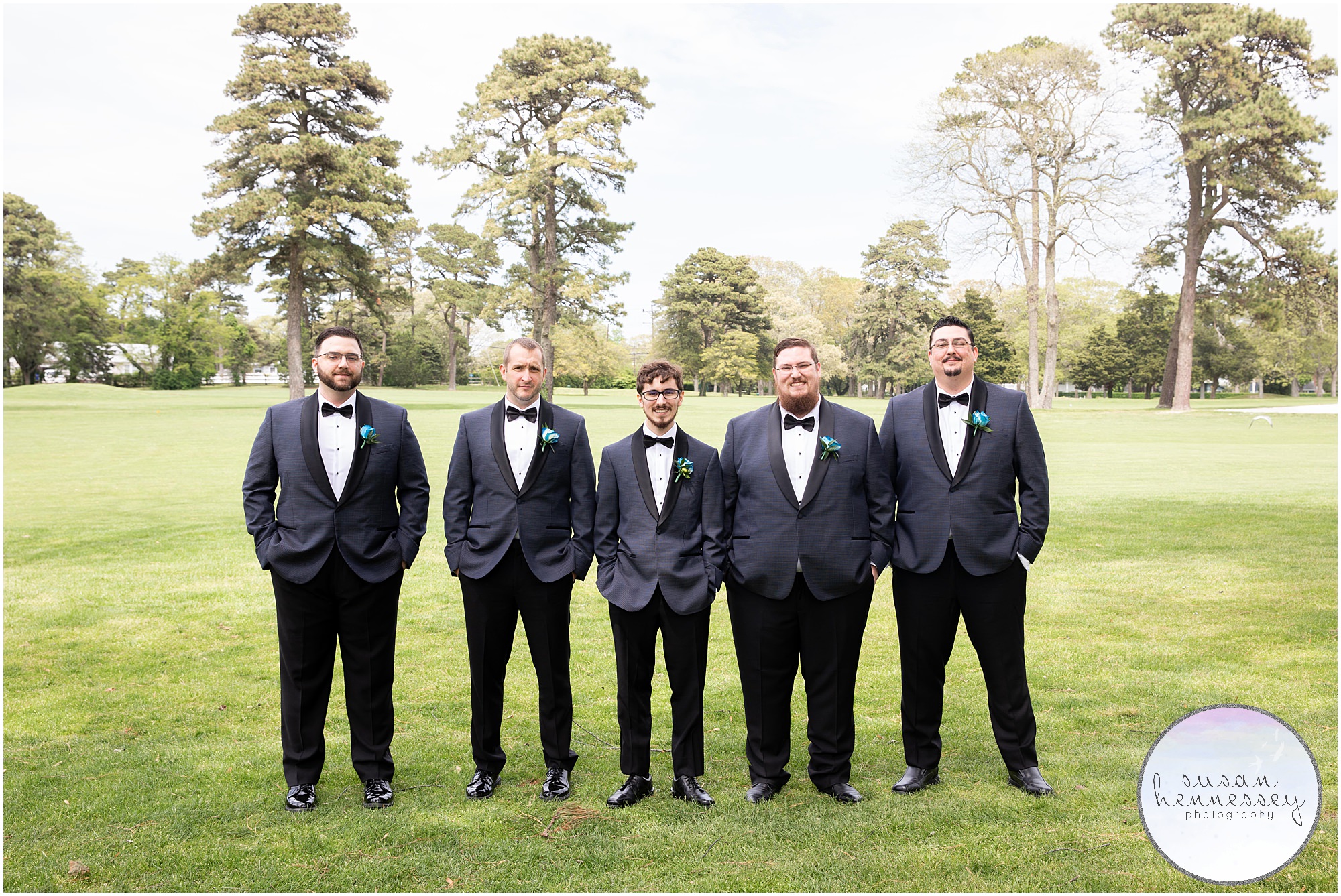 Groom portraits on the golf course at Greate Bay Country Club