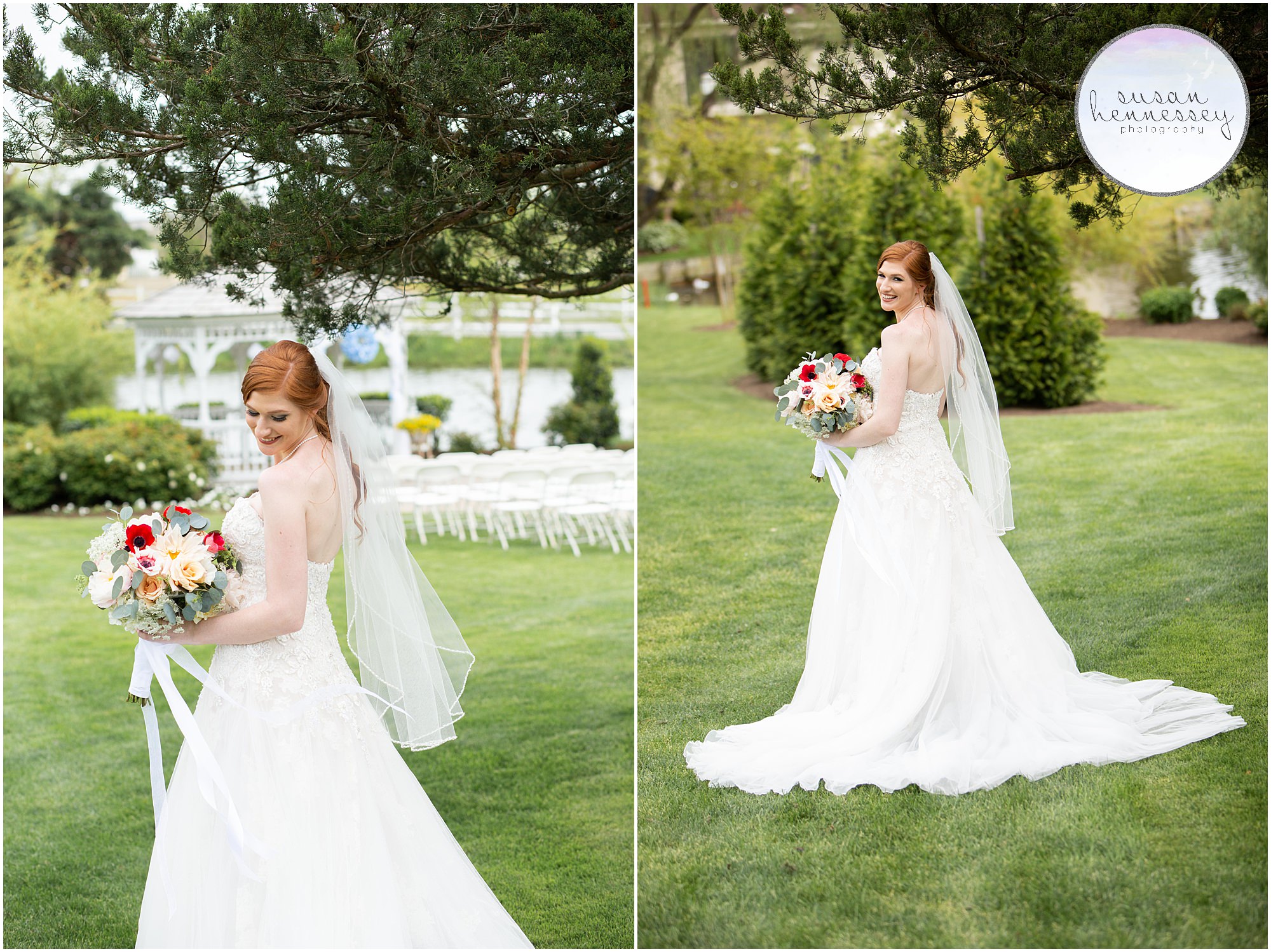 Bridal portraits at Greate Bay Country Club