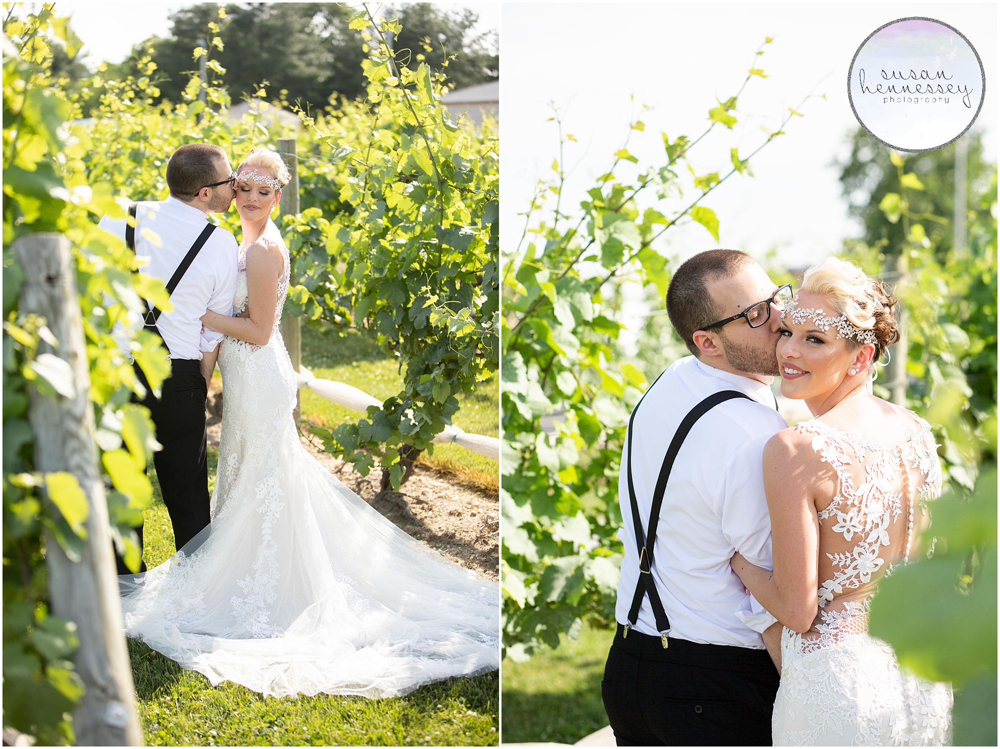Summer wedding at South Jersey winery