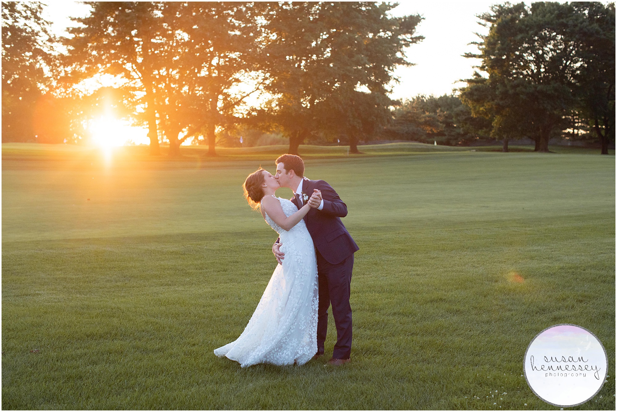 Sunset portraits at Forsgate Country Club