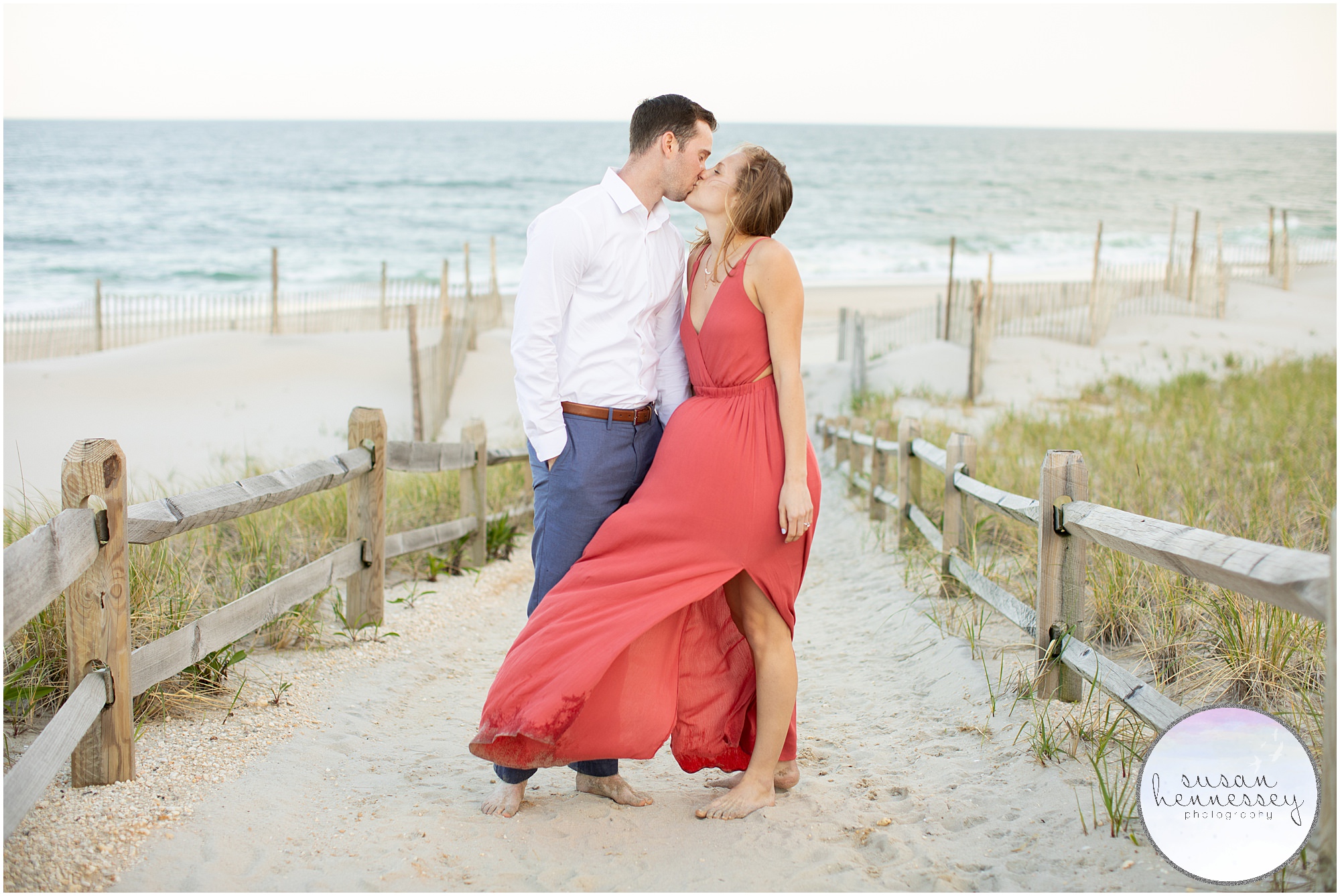Engagement photography at Long Beach Island