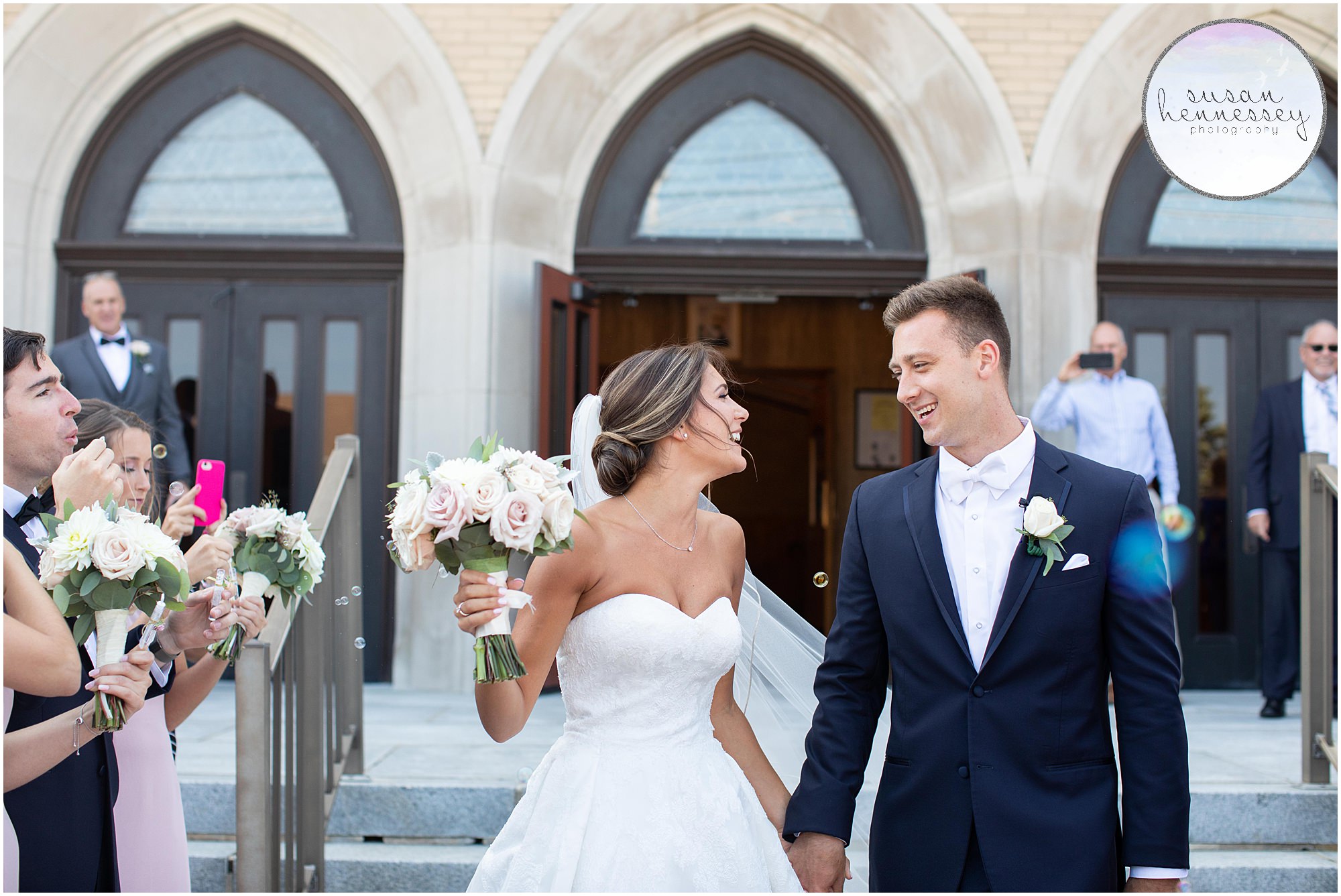 Spring Lake wedding with ceremony at St. Pio Of Pietrelcina in Lavallette, NJ