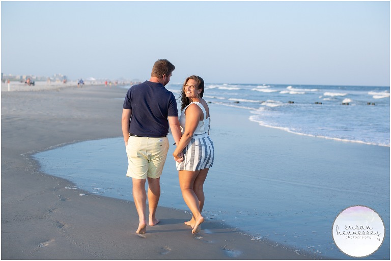 A jersey shore engagement session in wildwood crest