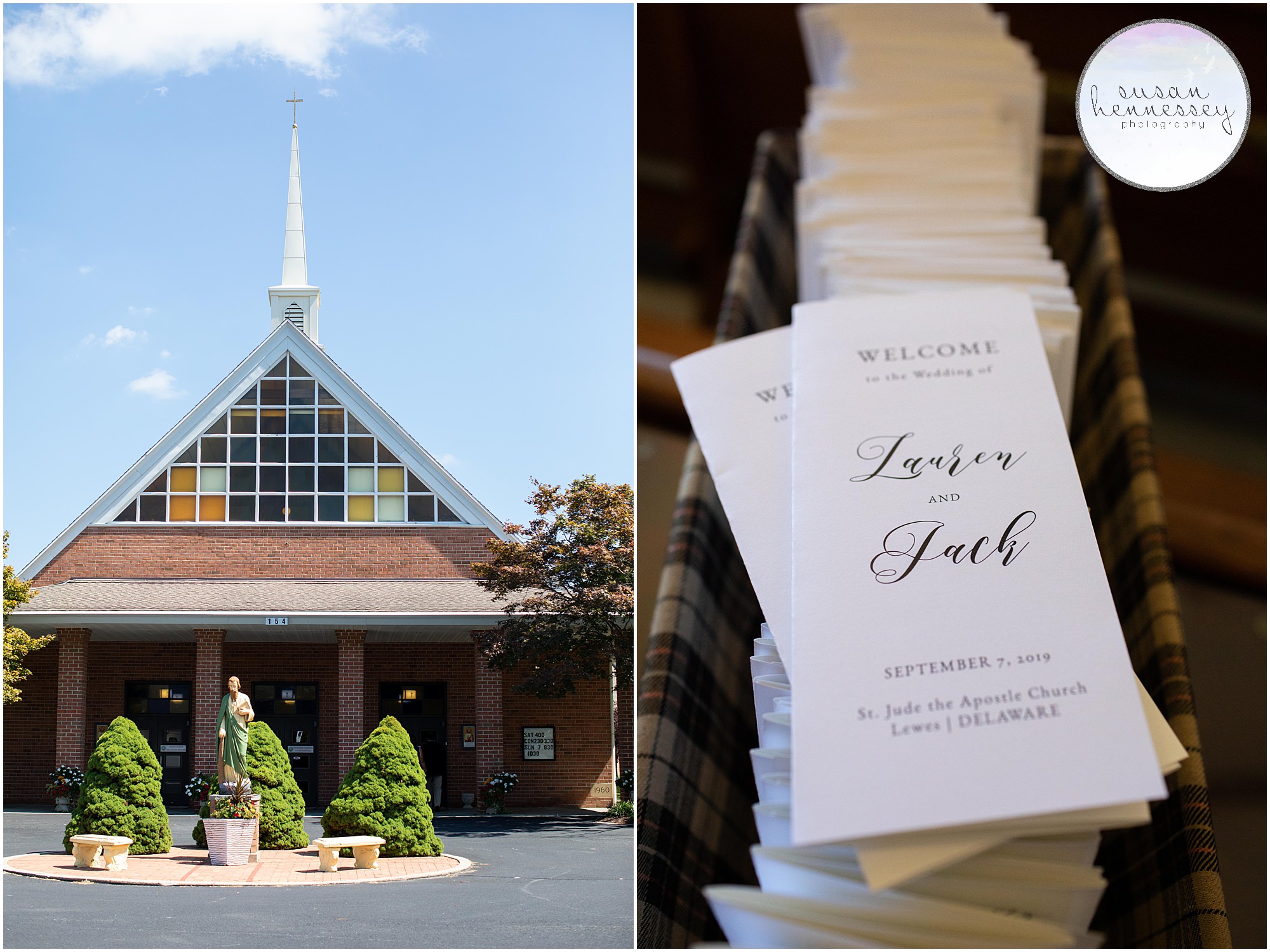 Rehoboth Beach Country Club Wedding with a traditional catholic ceremony