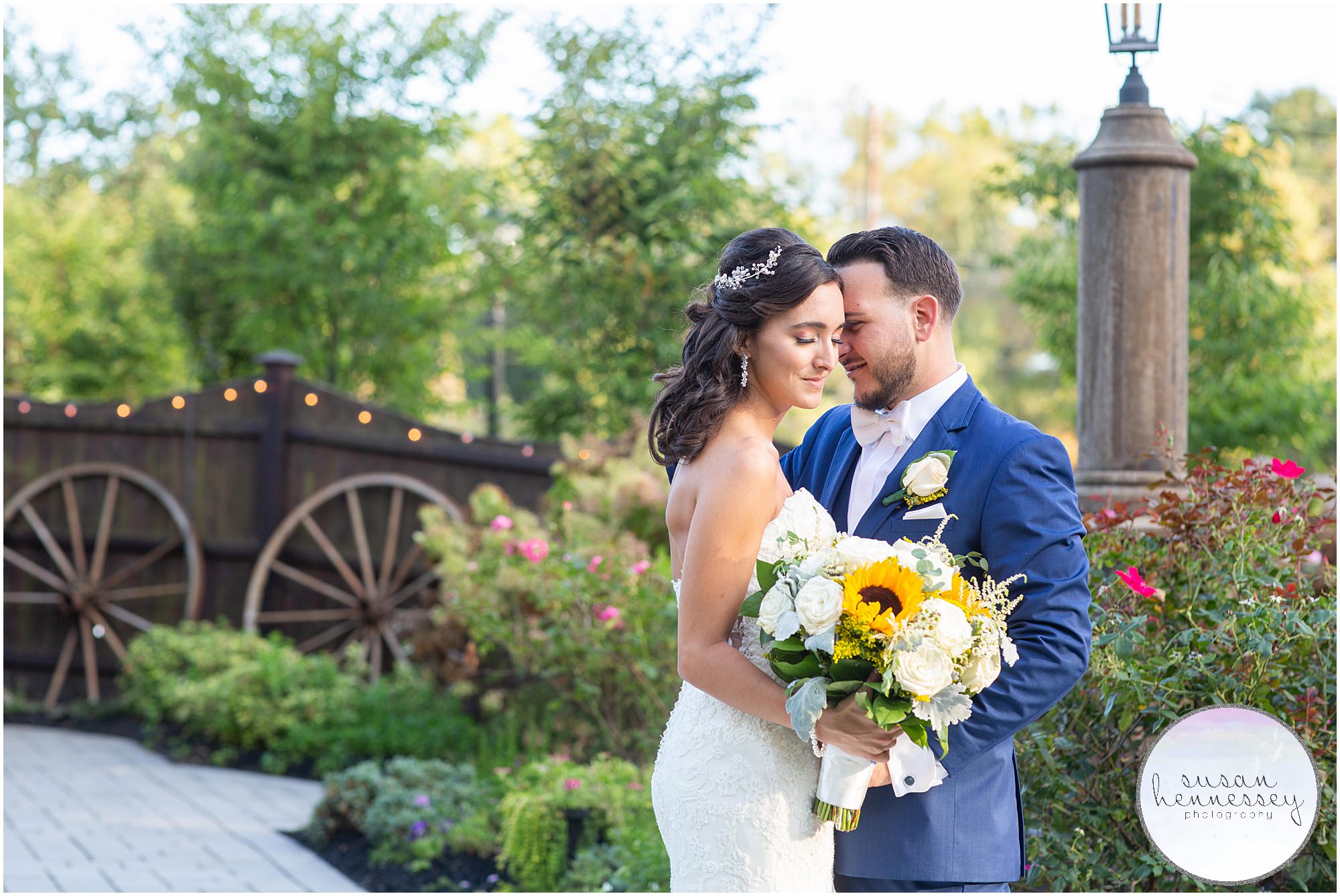 Rustic wedding portraits in Central Jersey