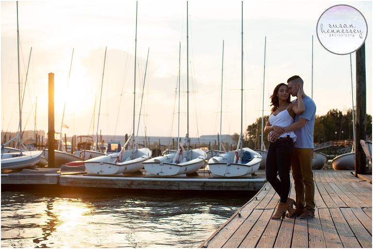 Corinthian Yacht Club Engagement Session | Essington, PA | Kristi & Drew