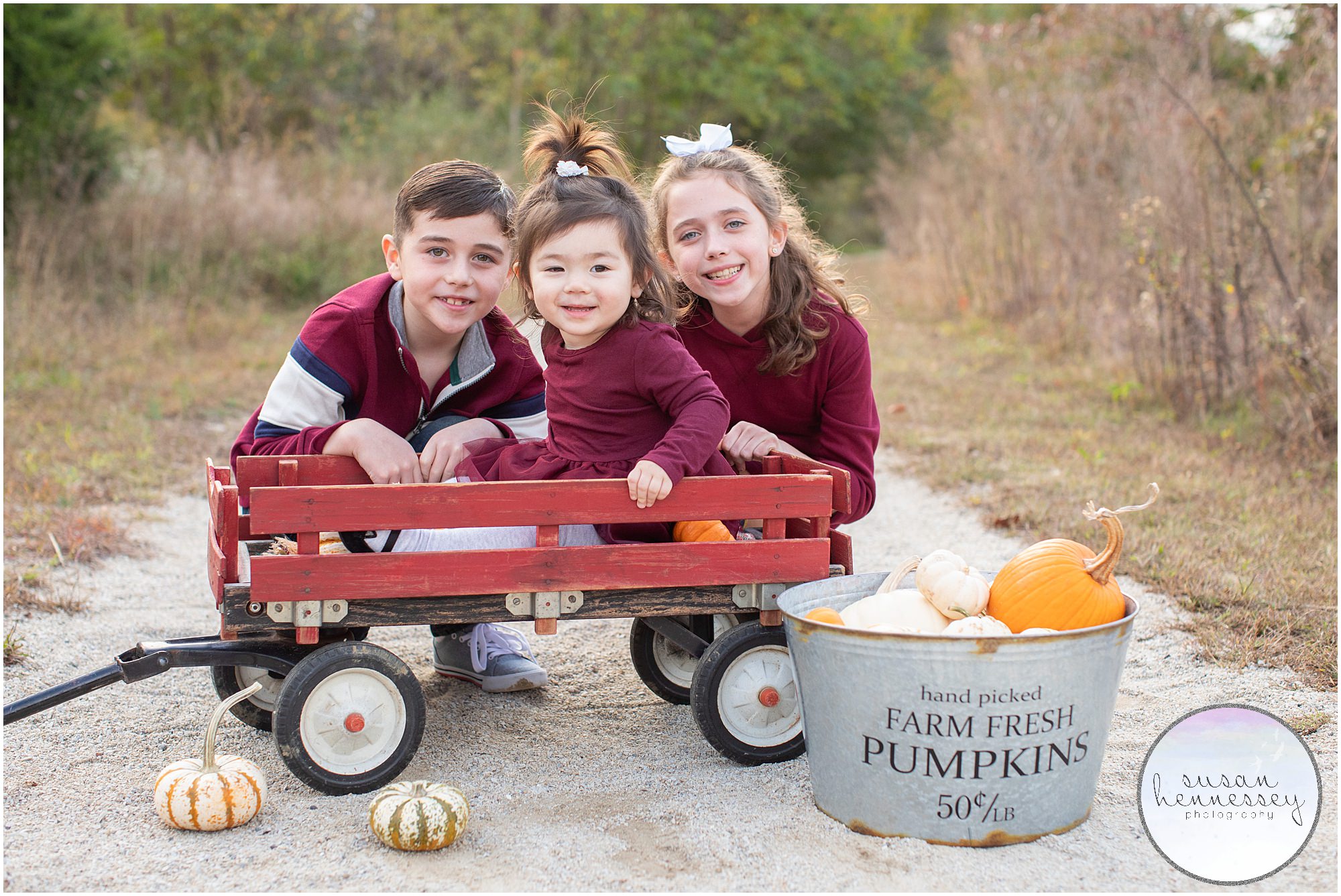 Fall family sessions at Boundary Creek in Moorestown