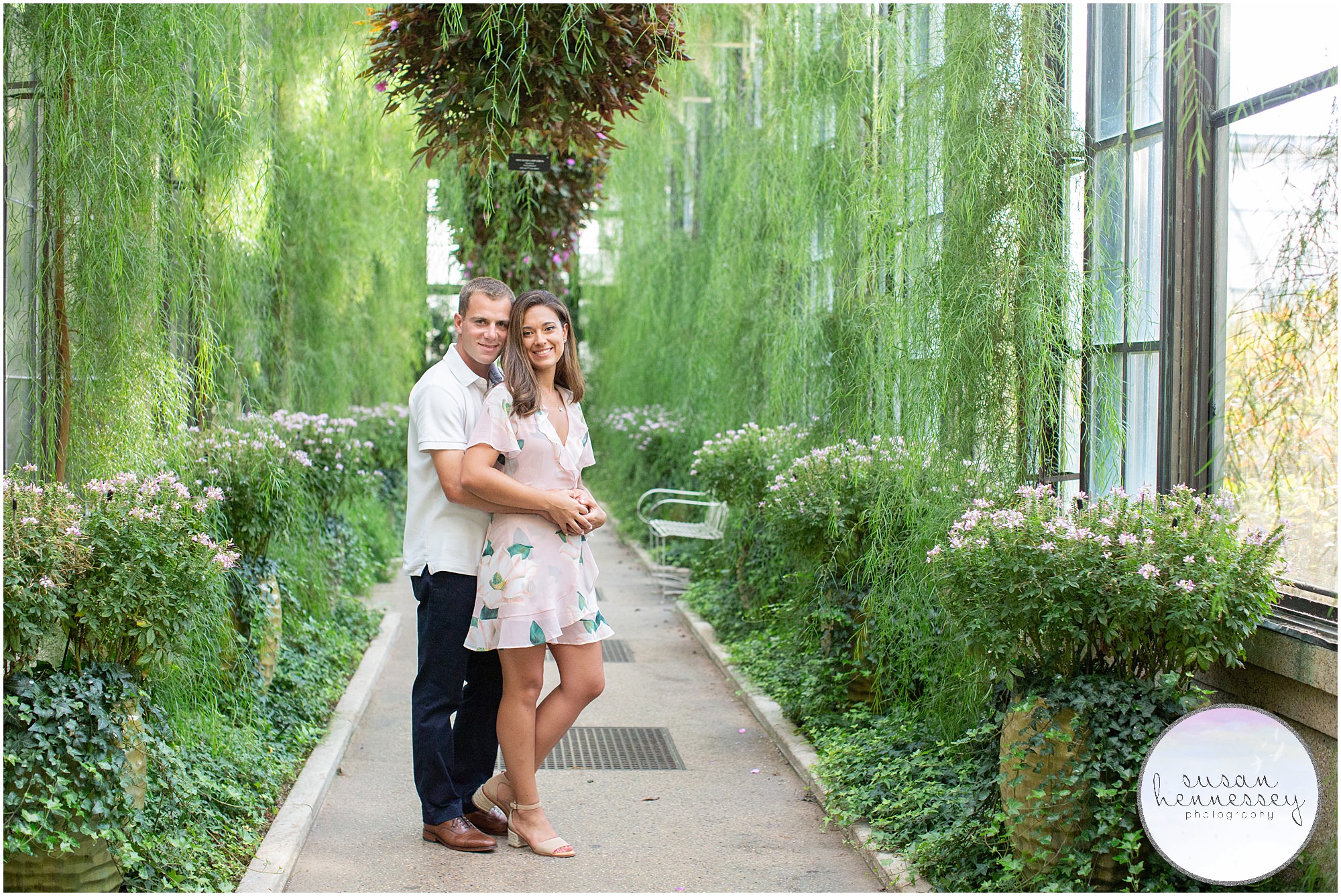 Engagement session at Longwood Gardens