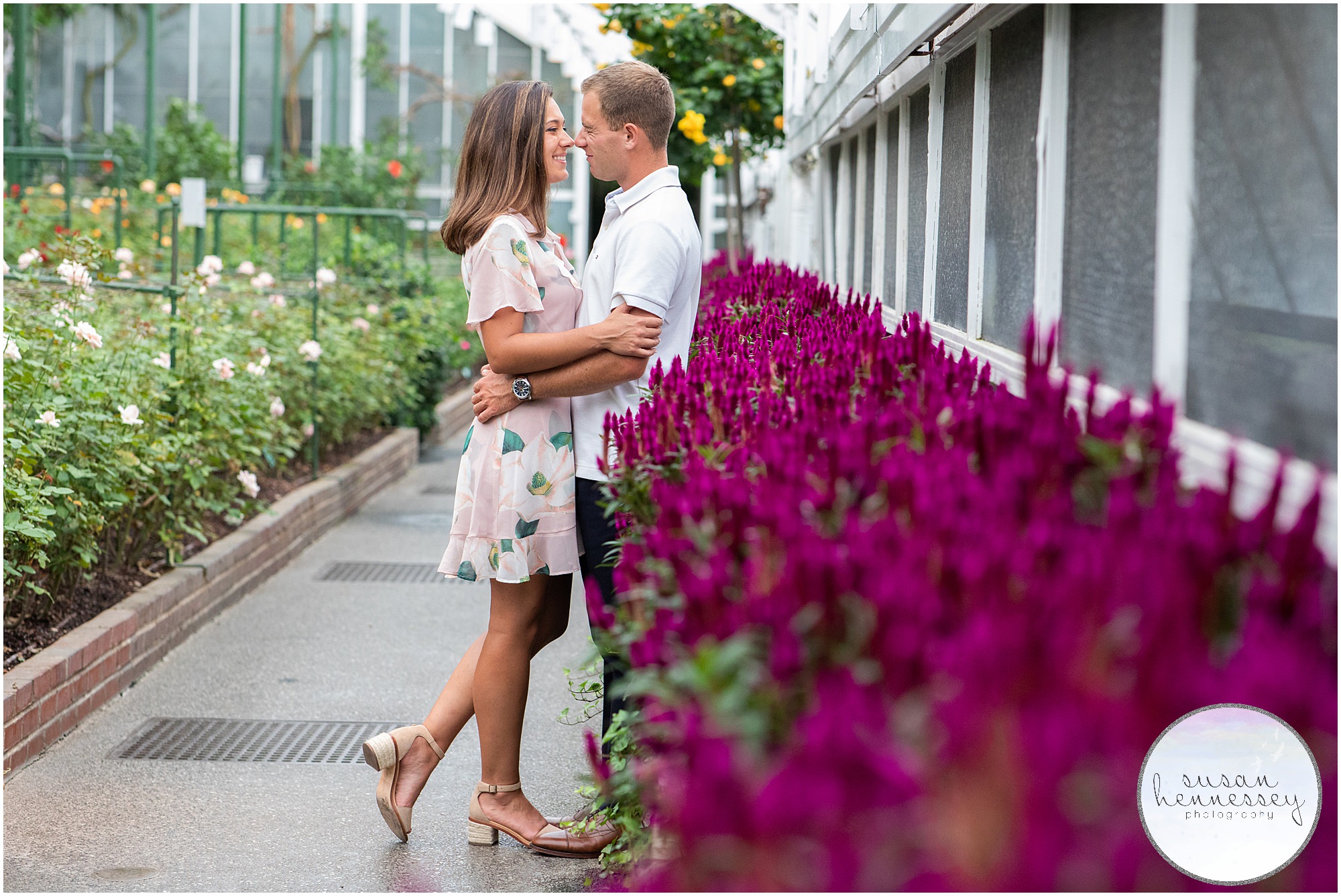 Engagement photography at Longwood Gardens