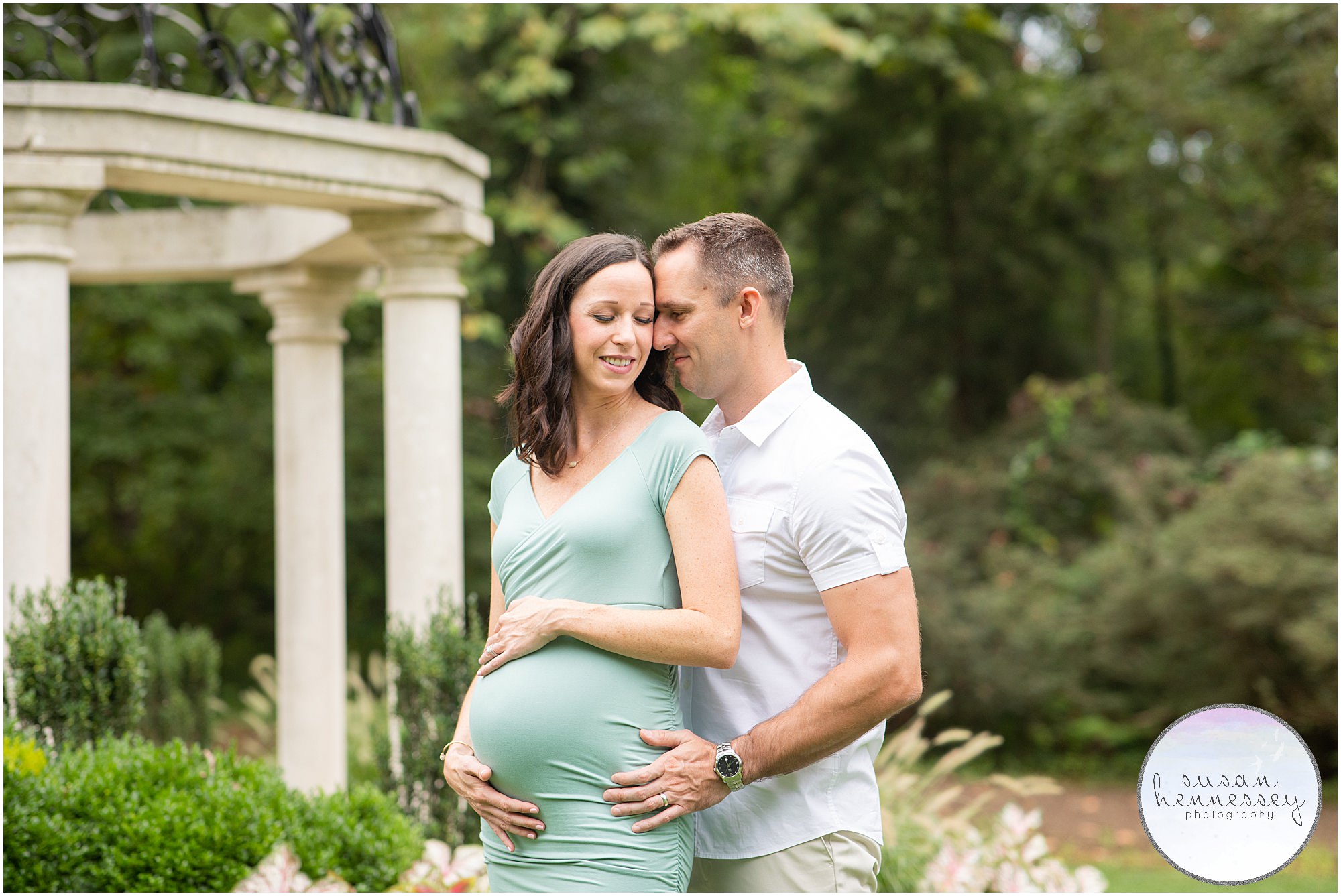 Sayen Gardens maternity session in New Jersey