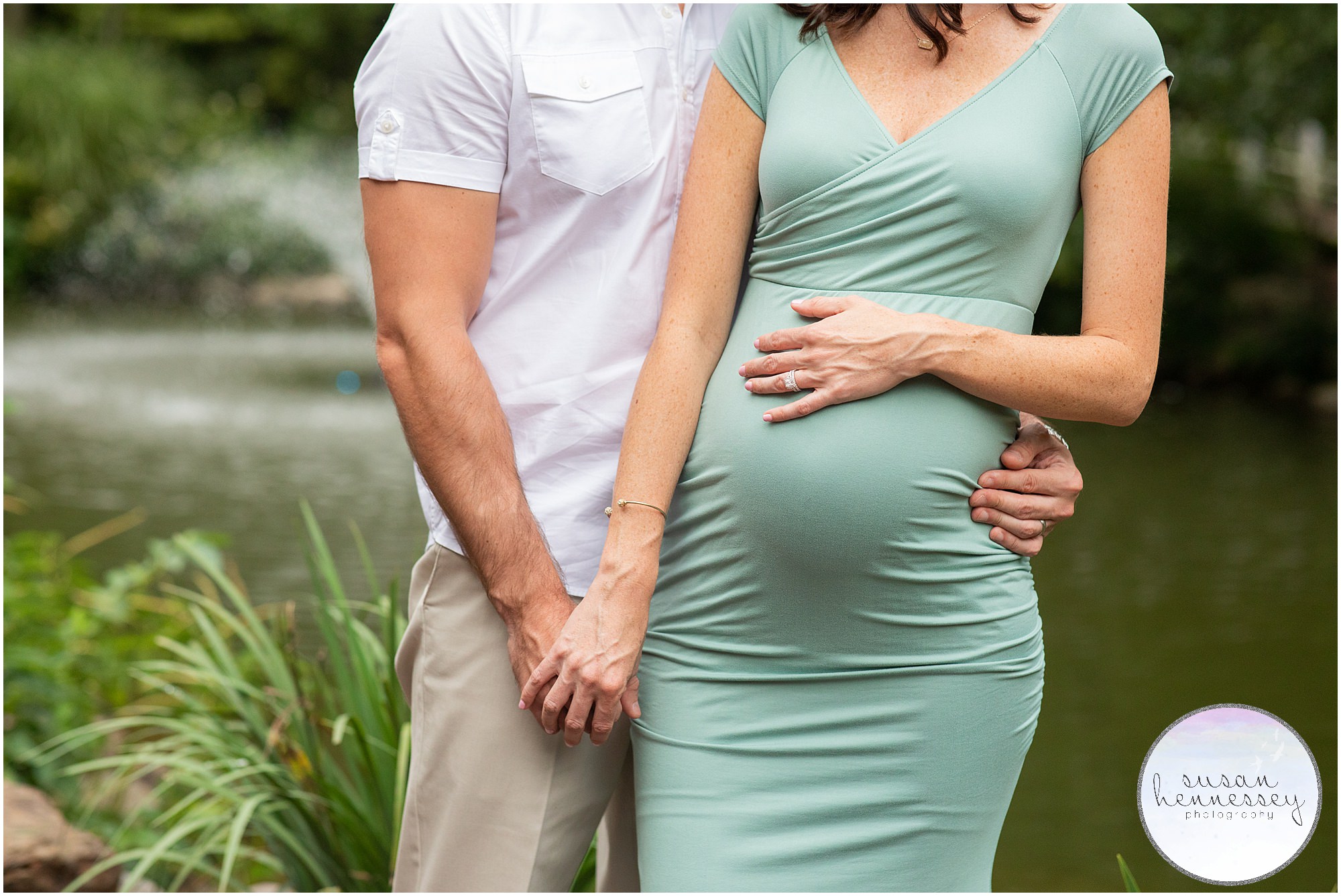 Sayen Gardens maternity session in Central Jersey