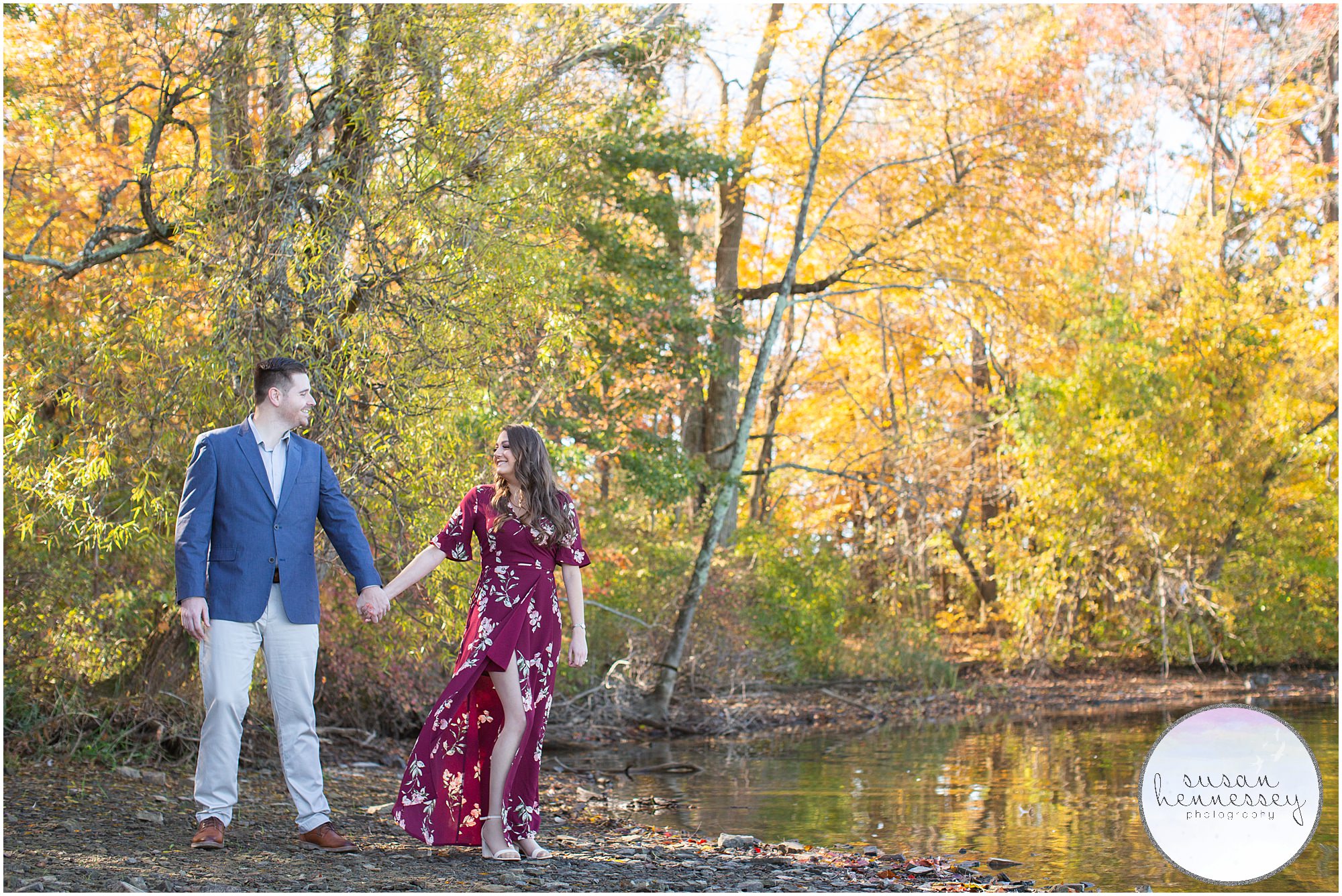 A Fall engagement session in Pennsylvania
