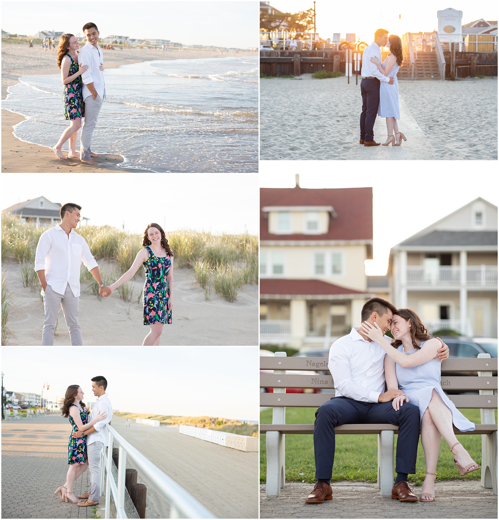Bradley Beach is a stunning Jersey Shore beach for your NJ engagement session!