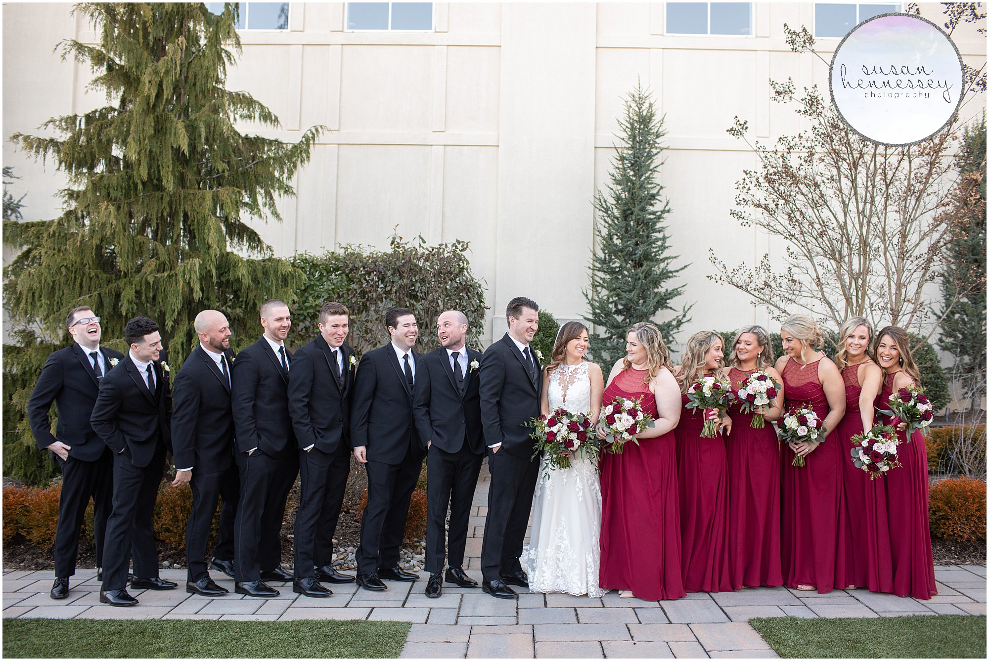 Bridal Party at The Merion Wedding