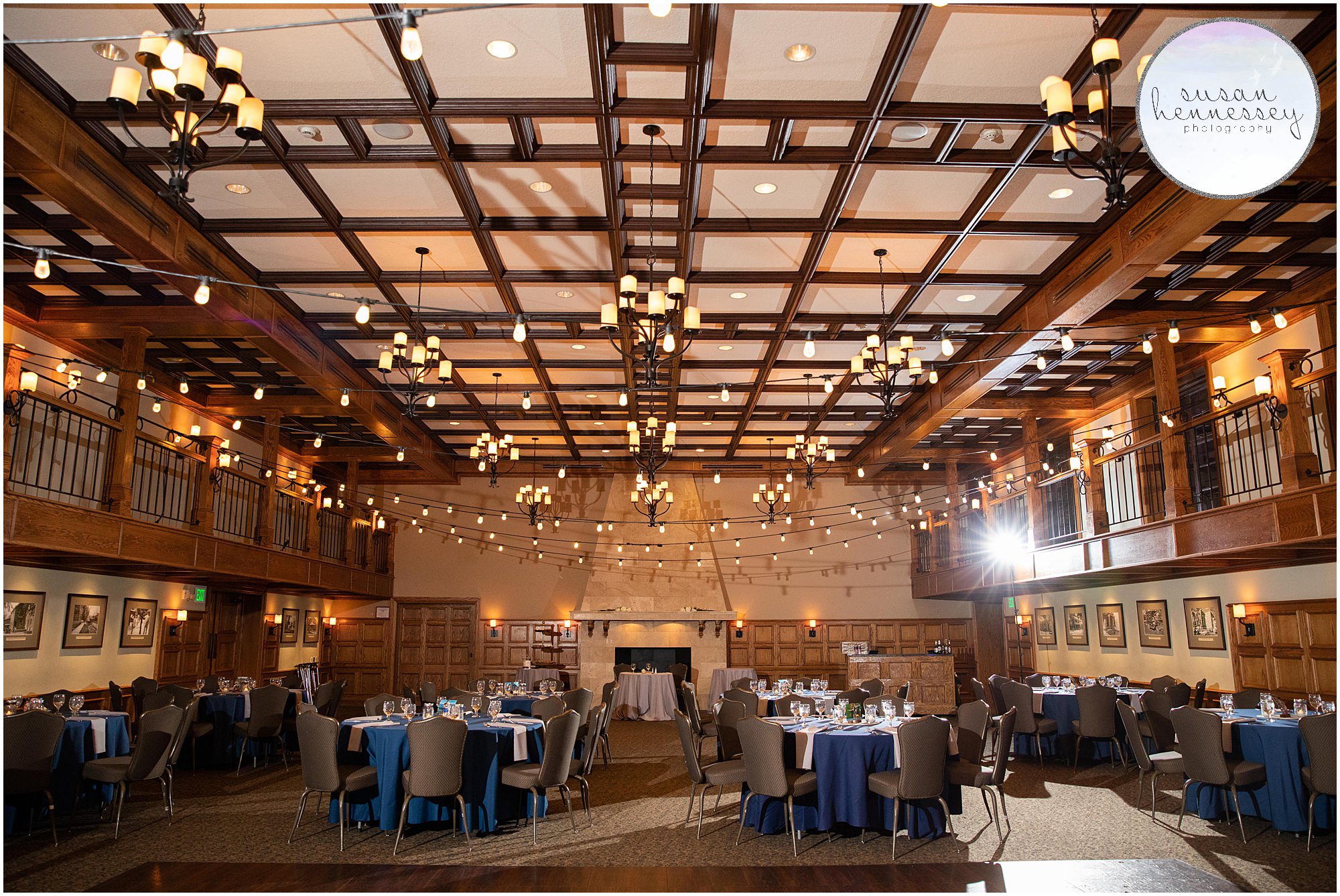The ballroom at the Moorestown Community House