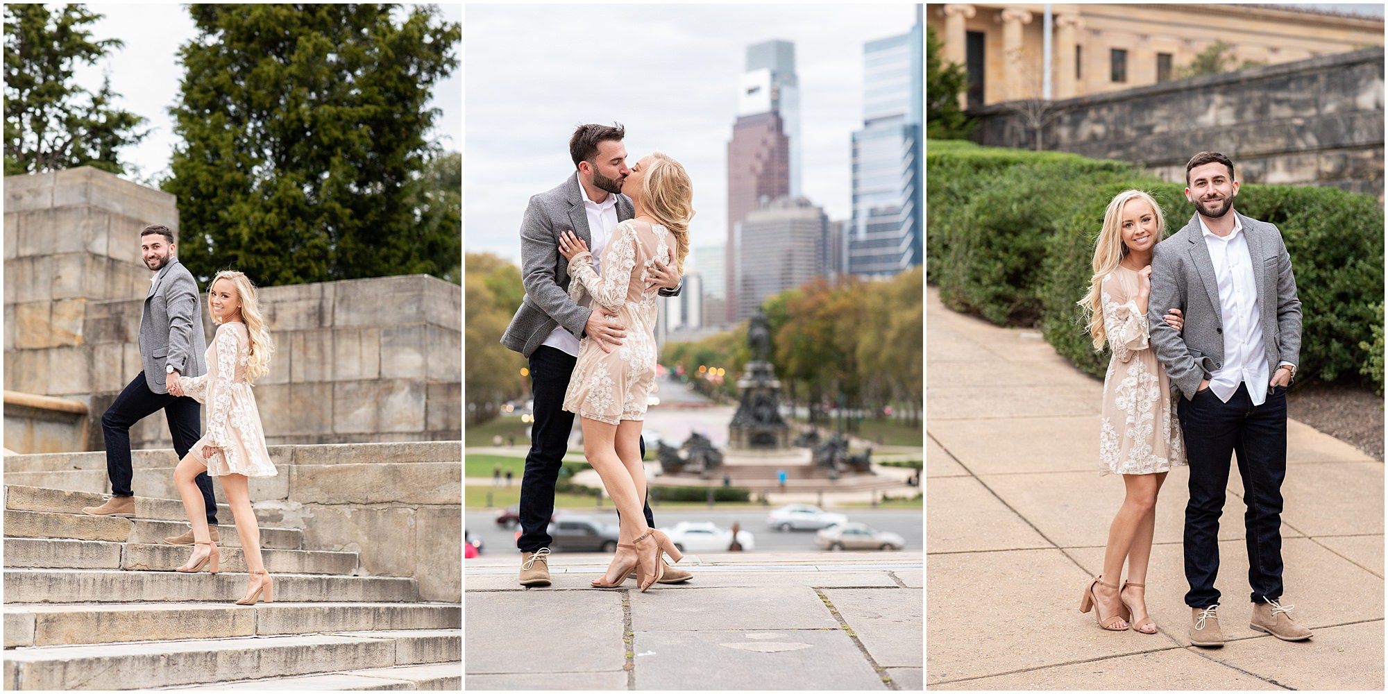 The Philadelphia Museum of Art is an iconic location for your Philadelphia Engagement Photo Session