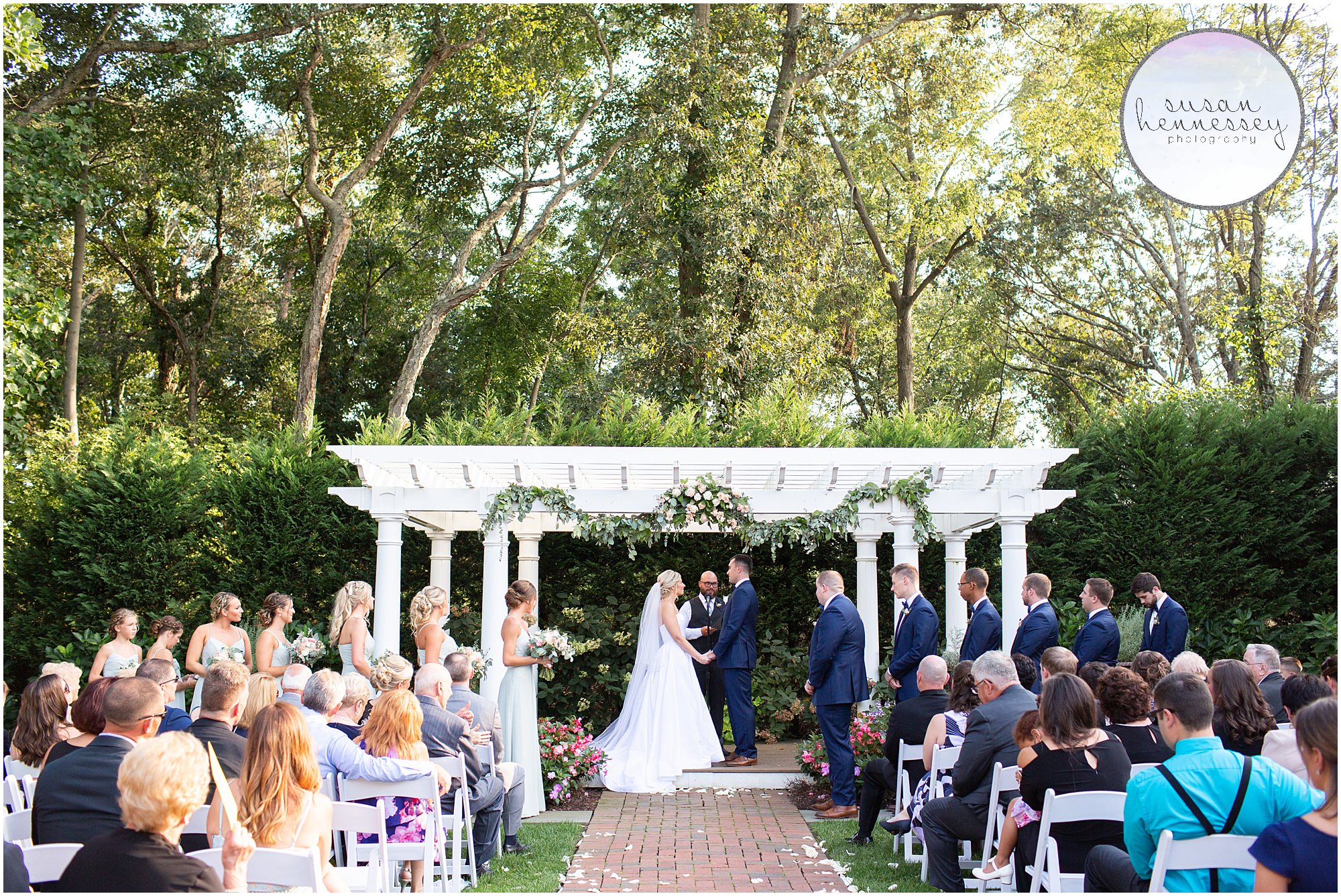 Best Wedding Venues in South Jersey: The Bradford Estate, outdoor ceremony