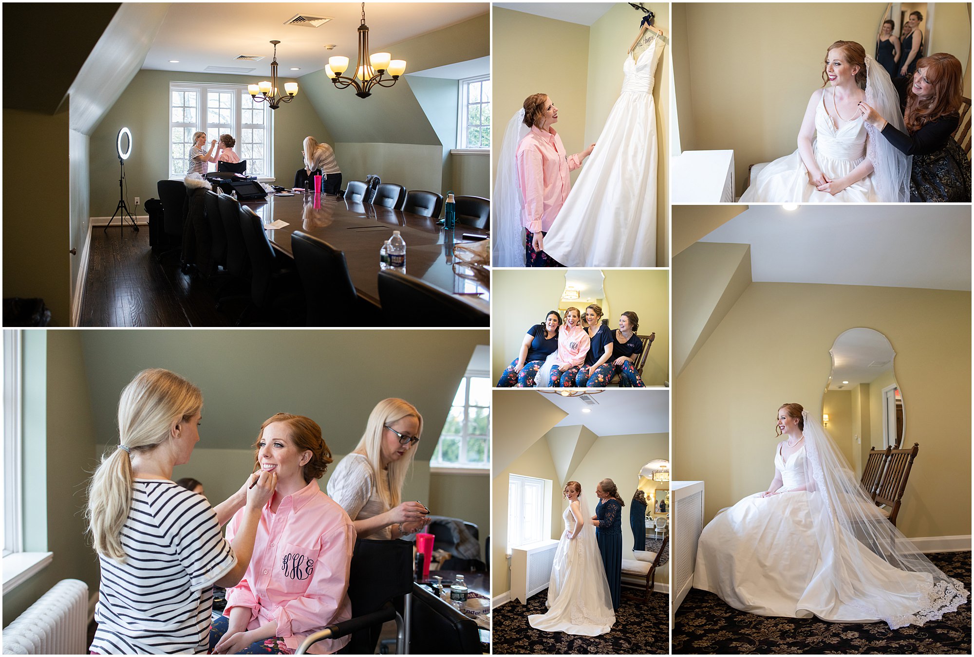 Best Wedding Venues in South Jersey: Moorestown Community House bridal suite