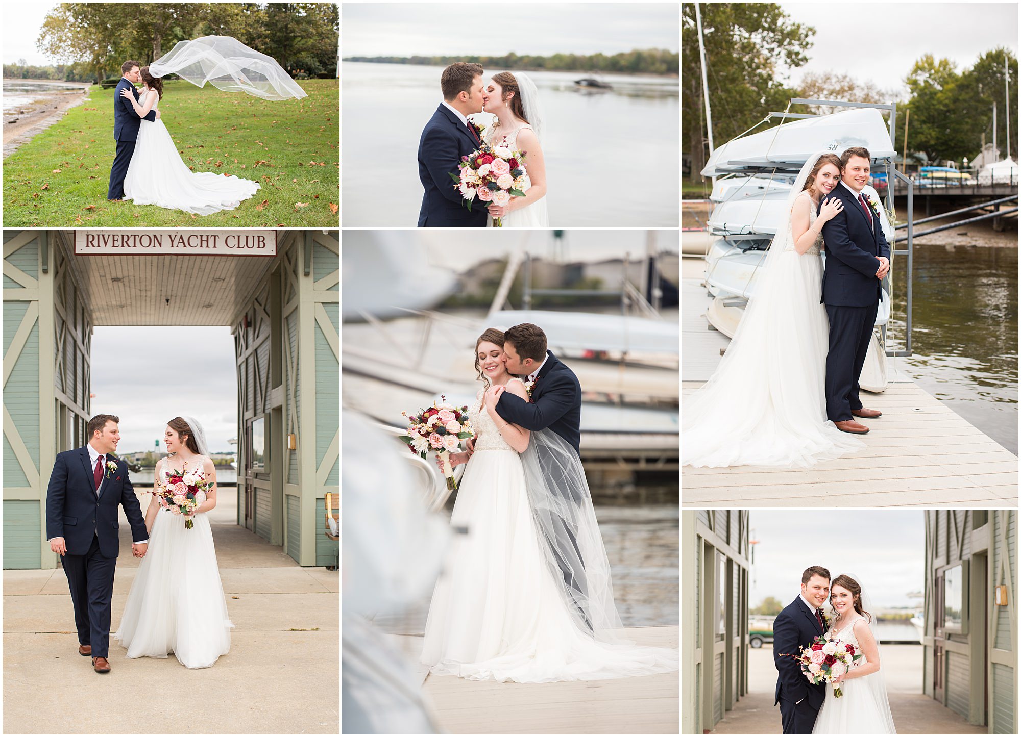 Portraits at the Riverton Yacht Club at The Madison wedding